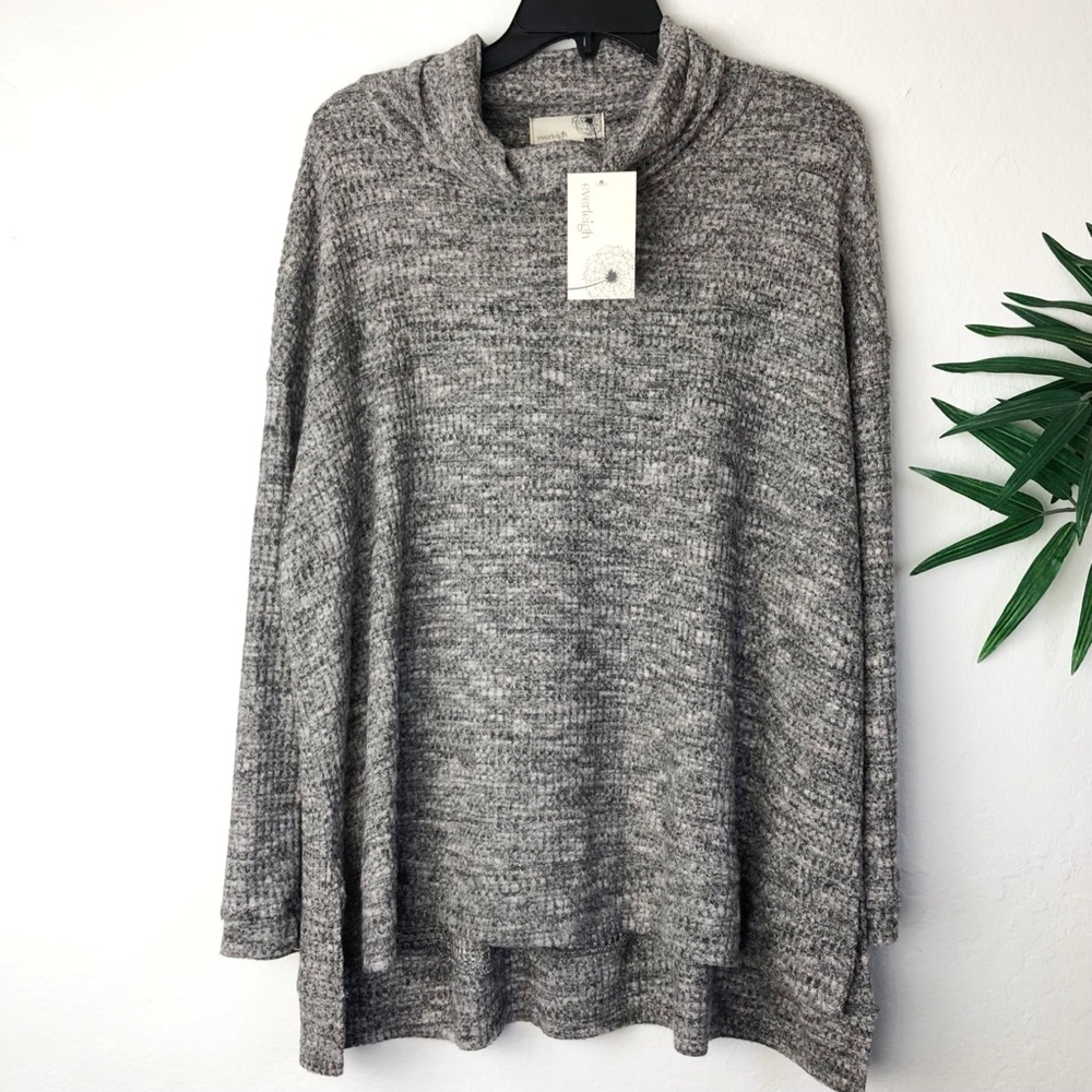 Everleigh Cowl Neck Hi-Low Sweater